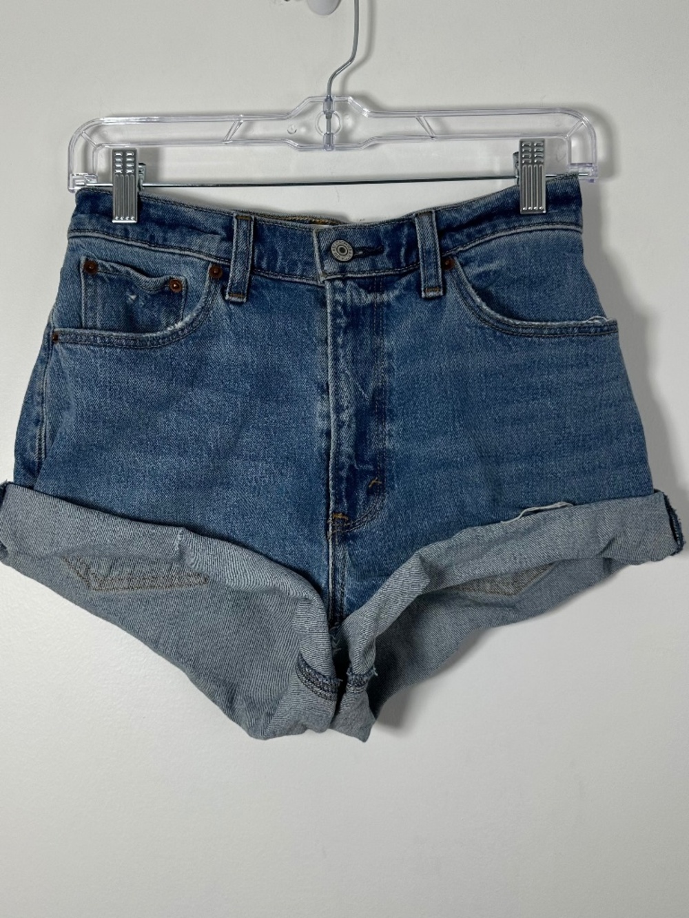 Abercrombie & Fitch Women’s The 4” Mom Short High Rise Curve Love Size 2